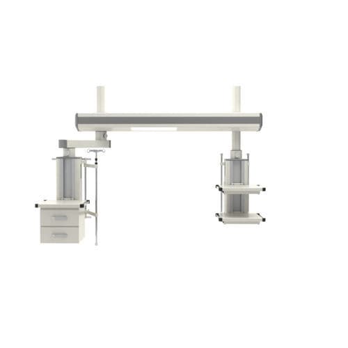 Deckenmontierter Verteilerbalken - CAROcare - INMED S.A. - für Intensivpflege / modular / stationär