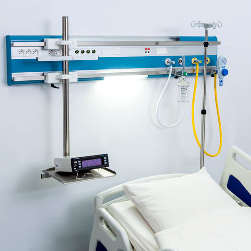 Wandmontierte Versorgungseinheit - MERYcare - INMED S.A. - horizontal / für die Intensivstation / mit Licht