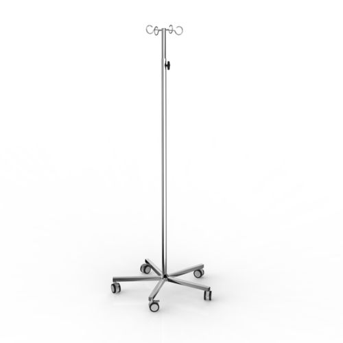 Infusionsständer auf Rollen - HE-7100, HE-7150 - Hetech - 4 Haken / 2 Haken / teleskopisch