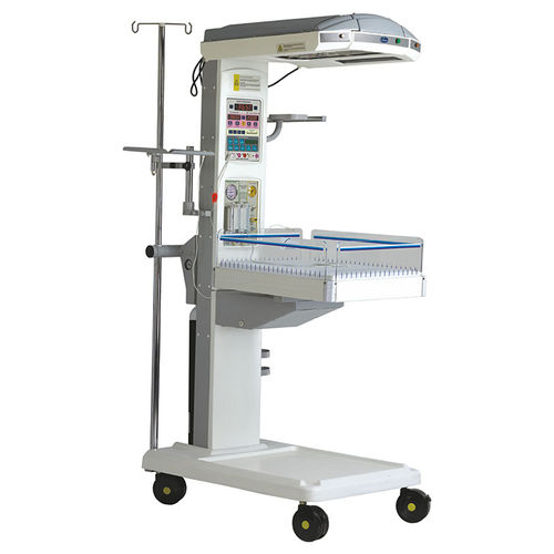 Reanimationseinheit für Säuglinge / mit Phototherapie-Lampe - 5000 P - Neotech Medical Systems - Trendelenburg / auf Rollen