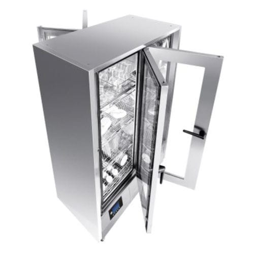 Automatischer Geschirrspüler - TWIN STAR DOUBLE FACE - DIHR - Hauben / mit Frontöffnung / Einbau