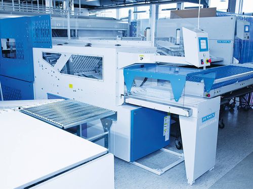 Faltmaschine für Laken / mit Stapelsystem - Concorde - Jensen-Group
