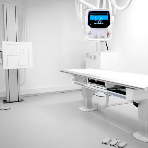 Digitales Röntgensystem - Arcoma Precision i5 - Arcoma - für multifunktionale Röntgenaufnahmen / mit bodenstehendem Bucky / mit Schwenkarm-Säulen