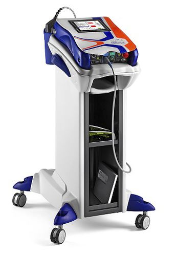Veterinärlaser für tierärztliche Photostimulation -  Mphi Vet Trolley Orange - ASAveterinary - Dioden / auf Rollen