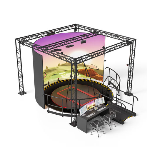 Gangrehabilitationssystem - CAREN  - Motek Medical - virtuell / mit Lernspielen / mit Virtual-Reality-System