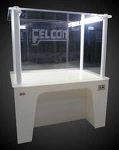 Labor-Abzugshaube - Felcon - bodenstehend / horizontaler Laminar-Flow