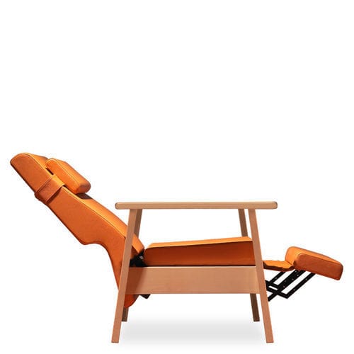 Neigbarer Ruhesessel - SA08 - Borgo - ergonomisch / manuell / mit Fußstütze