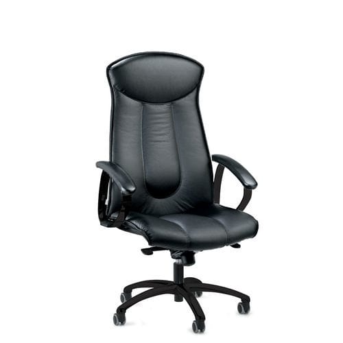 Bürostuhl mit Armlehnen - Millennium - Borgo - auf Rollen / mit hoher Rückenlehne / pneumatisch