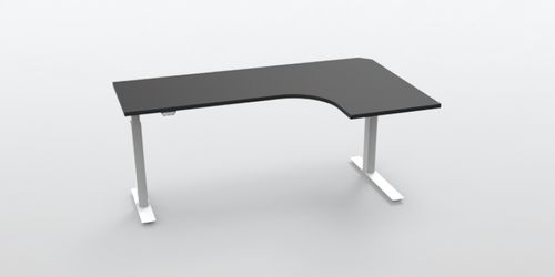 Gewinkeltet Schreibtisch - RISE S2 - ISE Group - elektrisch / höhenverstellbar