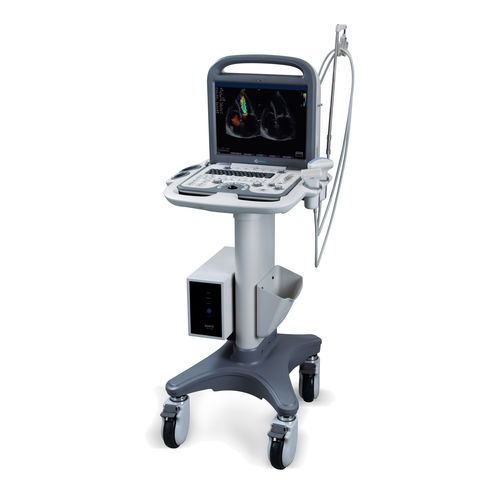 Ultraschallgerät / tragbar, mit Transportwagen - P11 Expert - MediSono - für Kardiologie / 3D/4D / Farbdoppler