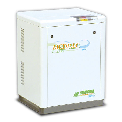 Luftkompressor für Zahnmedizin - SDCD series - TONG CHENG IRON WORKS CO.,LTD - ölfrei / mit Schallschutzbox / mit Pumpe