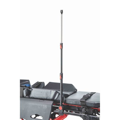 Schienenmontierter Infusionsständer - 8835 - Ferno Canada Inc. - 3 Haken / zusammenklappbar / Edelstahl