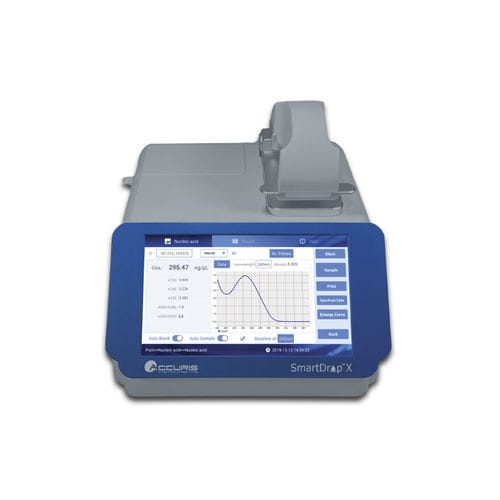 UV-vis-Spektralphotometer - SmartDrop X - BENCHMARK SCIENTIFIC - Xenon / CCD / Tisch