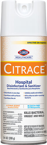 Desinfektionsmittel für medizinisches Mobiliar - Citrace® - CLOROX HEALTHCARE - für Böden und andere Oberflächen / flüssig
