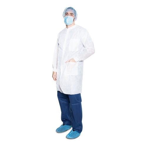 Unisex-Arztkittel - 342 - Dukal Corporation - L / unsteril / weiß