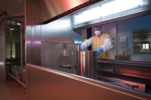 Kabine für die Probennahme - PB 1  - Weiss GWE GmbH - für Reinraum / bodenstehend / mit zugangsbegrenzendem Schrankensystem