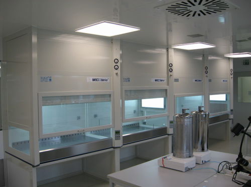 Abzugshaube für Reinraum - E1 - Weiss GWE GmbH - bodenstehend / Laminar-Flow