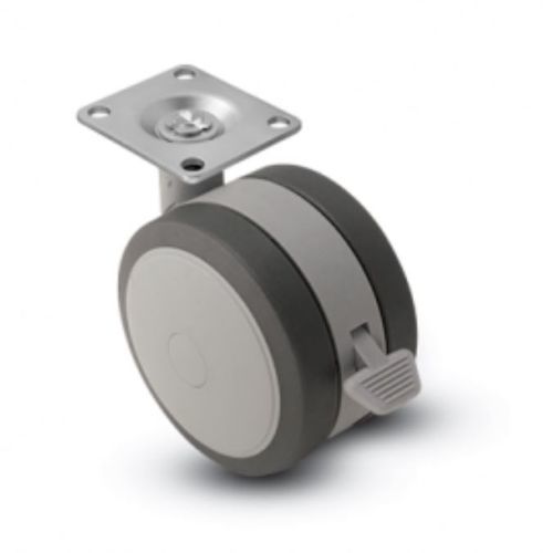 Gummirad - SOFTECH - MEDCASTER - schwenkbar / mit Bremse