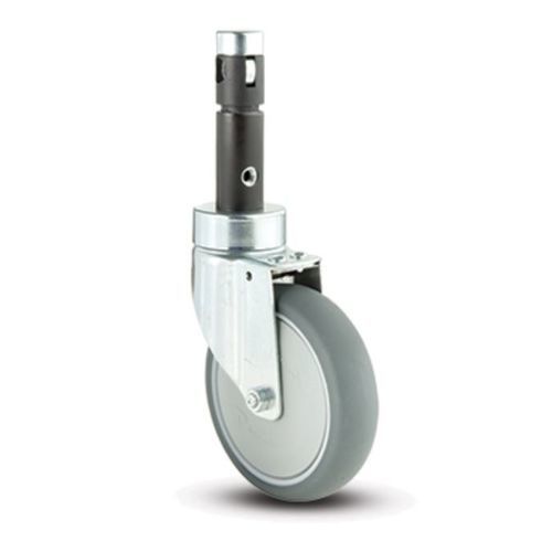 Gummirad - 391    - MEDCASTER - mit Bremse / schwenkbar