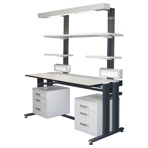 Labor-Arbeitsstation / für wissenschaftliche Forschung - APAR-4 series - TECHMED - modular / bodenstehend