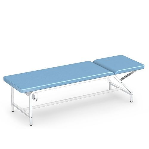 Manueller Behandlungstisch - SR-3 - TECHMED - mit fester Höhe / zweiteilig / blau