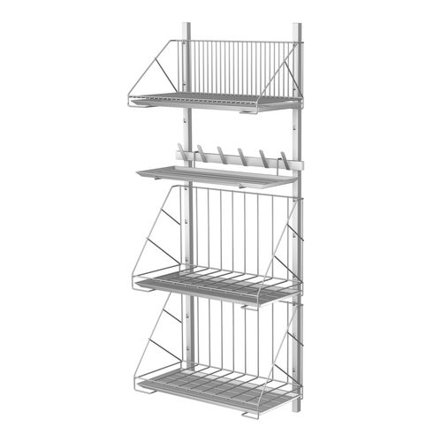 Träger für Ausrüstungen / Lager - SYSTEM SL - TECHMED - auf Rollen / Edelstahl
