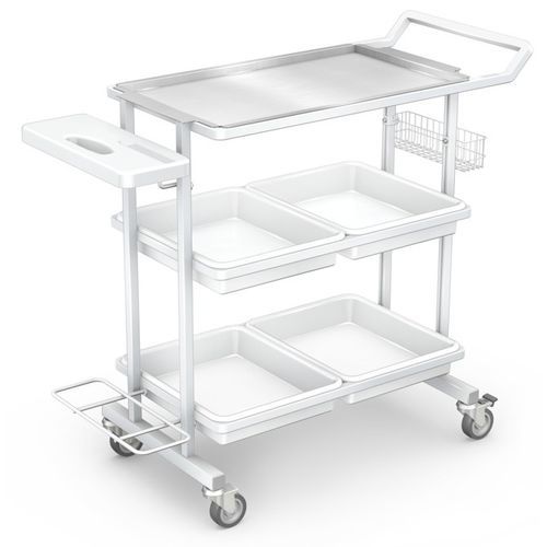 Medizinischer Wagen - K-3 type D-03 - TECHMED - Geräte / für Instrumente / Vielzweck