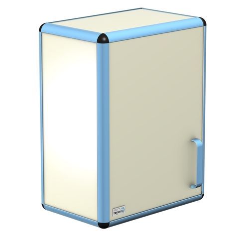 Schrank für Gesundheitseinrichtungen - SW series - TECHMED - mit Regal / mit Tür / wandmontiert