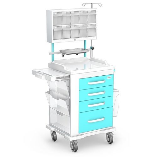 Wagen für Anästhesie - ANS/ABS - TECHMED - Geräte / für Transport / Kunststoff