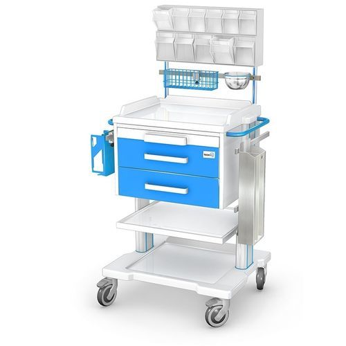Wagen für Anästhesie - OPTIMUM - TECHMED - Geräte / für Transport / Kunststoff