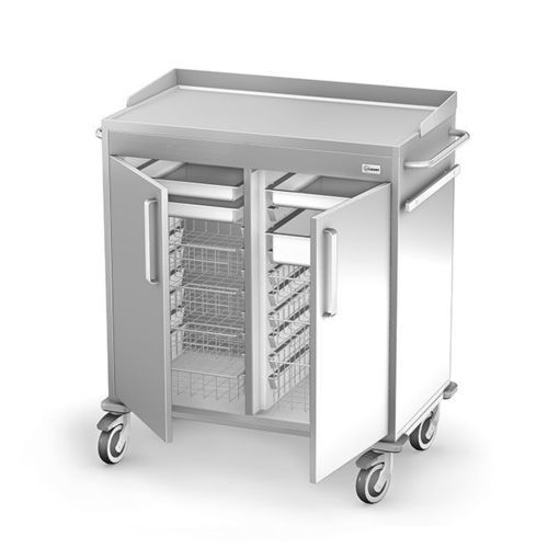 Medizinischer Wagen - MULTI/KO - TECHMED - für Kliniken / für Verbrauchsmaterial / Medikamente