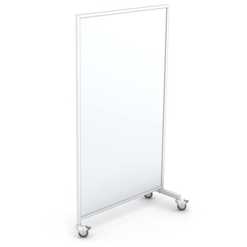 Medizinischer Bettschirm auf Rollen - PJ-01 (PC) - TECHMED - 1 Flügel