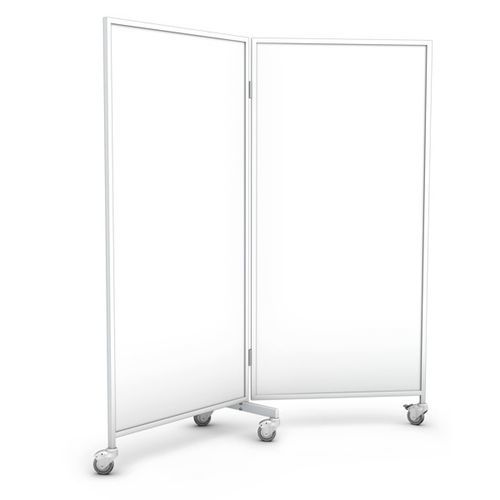 Medizinischer Bettschirm auf Rollen - PJ-02 (PC) - TECHMED - 2-Flügel