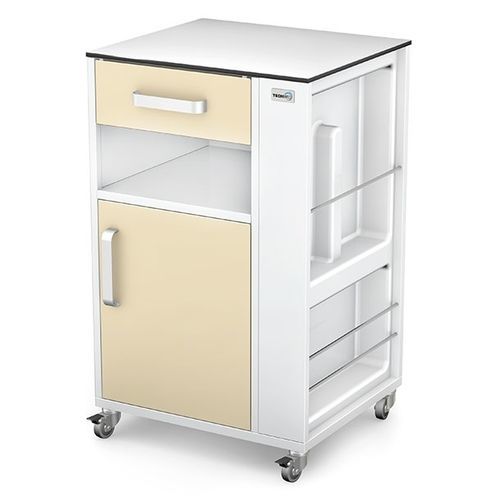 Schrank-Nachttisch - WD-7 series - TECHMED - mit Schubladen / auf Rollen