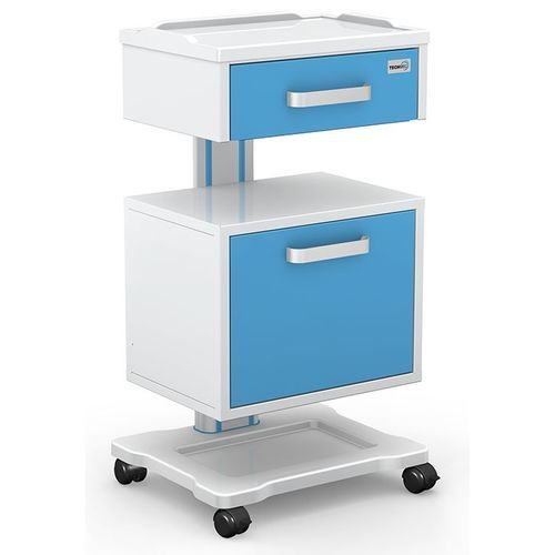 Nachttisch mit Schubladen - WD-8 series - TECHMED - auf Rollen / mit Fächern