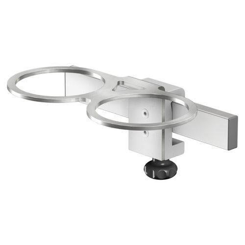 Träger für Katheter - PC2-01 - TECHMED - wandmontiert / doppelt / Edelstahl