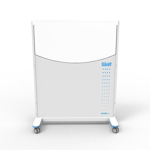 Röntgenstrahlen-Strahlenschutzschild - NMB-1™ - Wolf X-Ray Corporation - mobil / mit Fenster / 1,00 mm