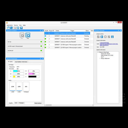 Management-Software - iQ-ROBOT  - IMAGE Information Systems - Steuerung / Projektentwicklung / für medizinische Bildgebung