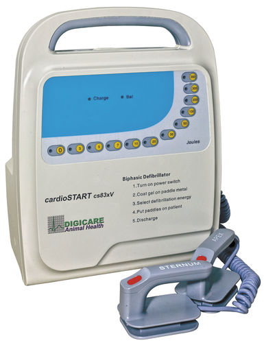 Manueller externer Defibrillator - CardioStart CS83xVet - Digicare Animal Health - für Veterinärmedizin