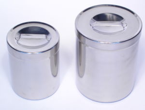 Sterilisations-Trommel / für Instrumente - Jupiter Veterinary Products - nicht perforiert / Edelstahl