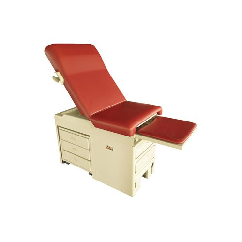 Gynäkologie-Untersuchungsstuhl - DH-S106 01 - KANGHUI MEDICAL TECHNOLOGY - pneumatisch / höhenverstellbar / dreiteilig