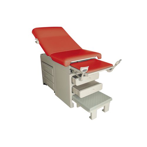 Elektrischer Untersuchungsstuhl - DH-S106 - KANGHUI MEDICAL TECHNOLOGY - höhenverstellbar / kippbar / dreiteilig