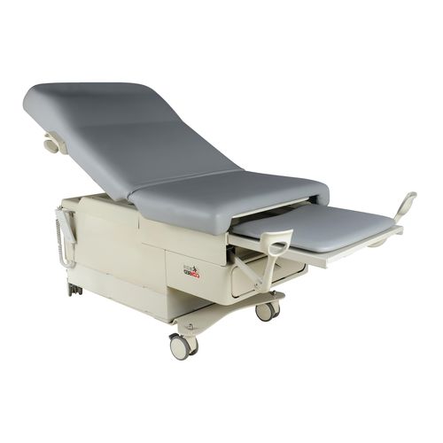 Gynäkologie-Untersuchungsstuhl - DH-S106A - KANGHUI MEDICAL TECHNOLOGY - elektrisch / auf Rollen / dreiteilig