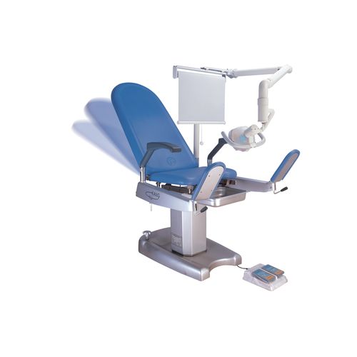 Gynäkologie-Untersuchungsstuhl - DH-S101 02 - KANGHUI MEDICAL TECHNOLOGY - elektrisch / höhenverstellbar / mit Fußstütze
