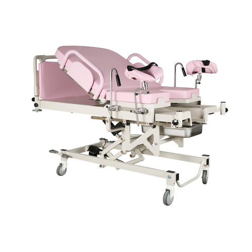 Bett für Entbindungen - DH-C101A02-01 - KANGHUI MEDICAL TECHNOLOGY - elektrisch / höhenverstellbar / auf Rollen