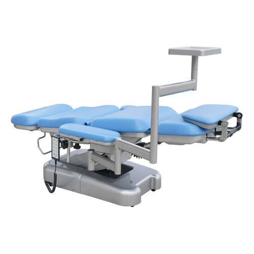 Elektrischer Blutentnahmesessel - DH-XD107-3 - KANGHUI MEDICAL TECHNOLOGY - vierteilig / mit Fußstütze