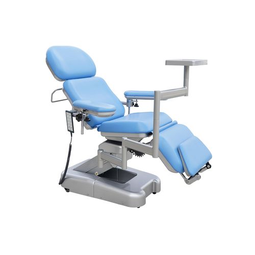 Elektrischer Blutentnahmesessel - DH-XD107-4 - KANGHUI MEDICAL TECHNOLOGY - vierteilig / mit Fußstütze