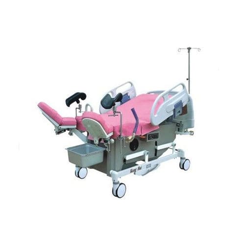 Bett für Entbindungen - KANGHUI MEDICAL TECHNOLOGY - elektrisch / höhenverstellbar / auf Rollen
