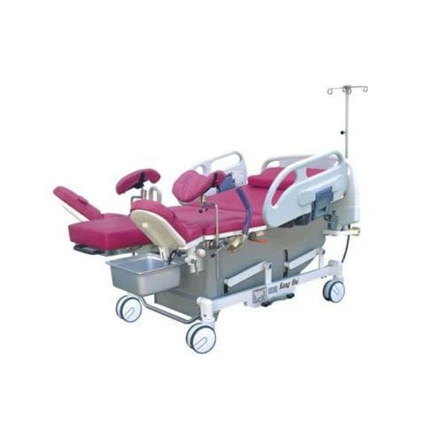 Bett für Entbindungen - Labor Economic - KANGHUI MEDICAL TECHNOLOGY - elektrisch / höhenverstellbar / auf Rollen