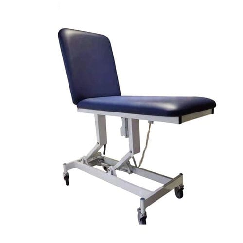 Elektrische Untersuchungsliege - KANGHUI MEDICAL TECHNOLOGY - höhenverstellbar / auf Rollen / zweiteilig